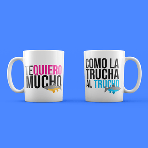 Pack Tazas para Parejas - Te Quiero Mucho Como La Trucha Al Trucho - Coupletition